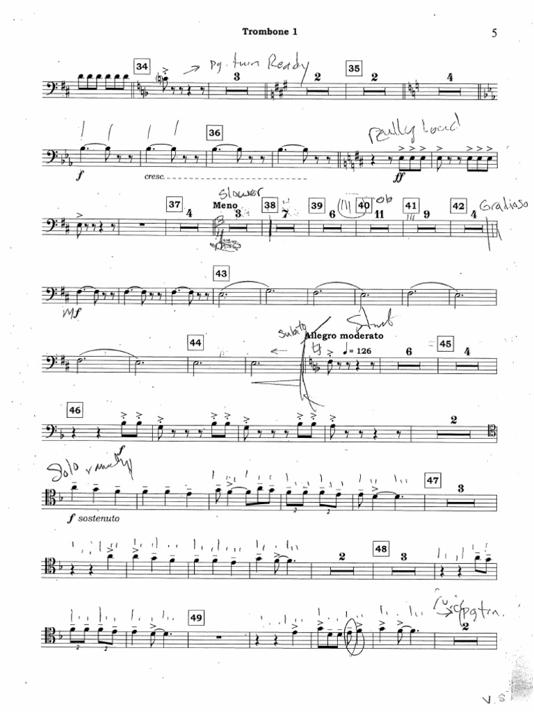 Huapango Trombones Excerpt PDF