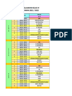 Jadwal PTM-T Kelas IV