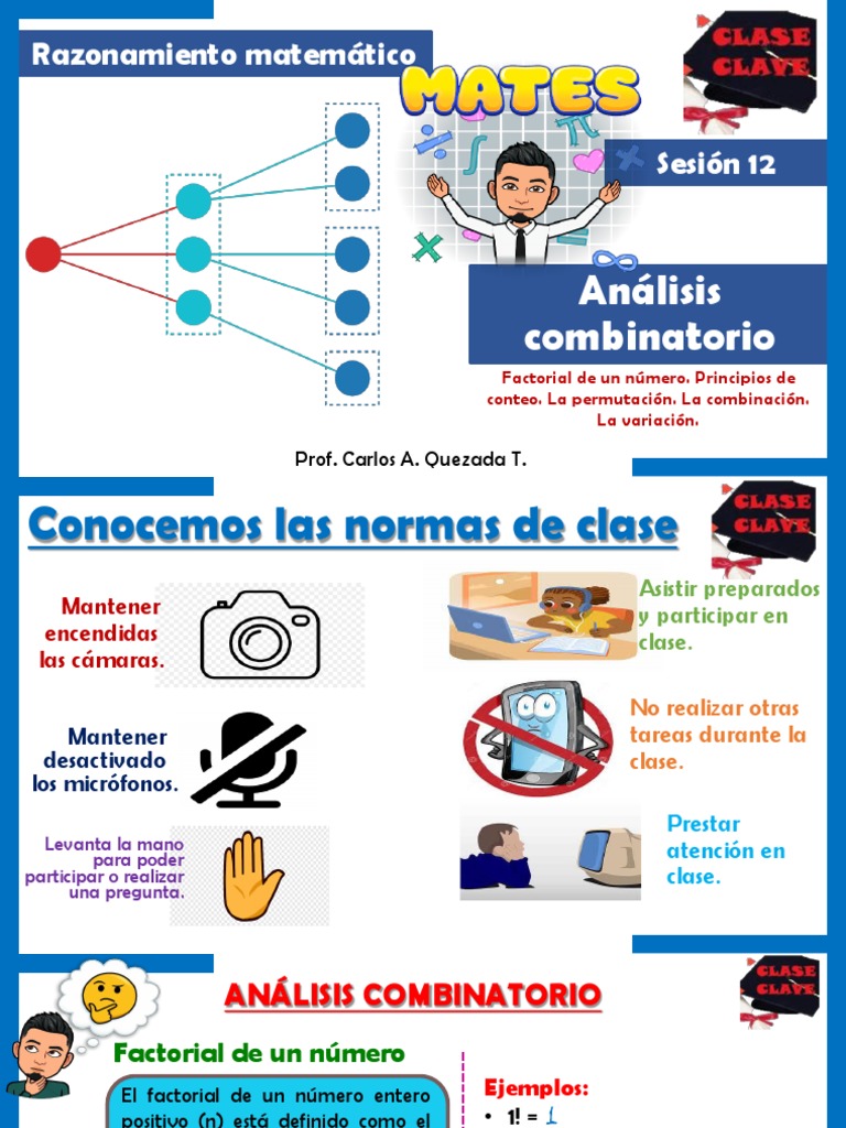 Combinaciones y Permutaciones para Niños | PDF | Combinatoria | Permutación