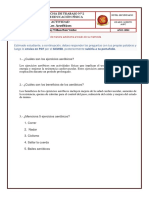 Unidad V Sesion 2 - Ficha de Trabajo 2 Los Aerobicos