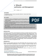 Cardiogenic Shock Pathogenesis, Classification, and Management
