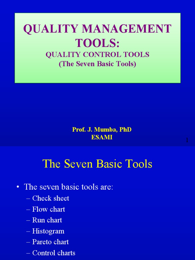 Quality Control Tools PDF Histogram