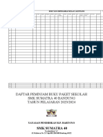 Daftar Peminjaman Buku