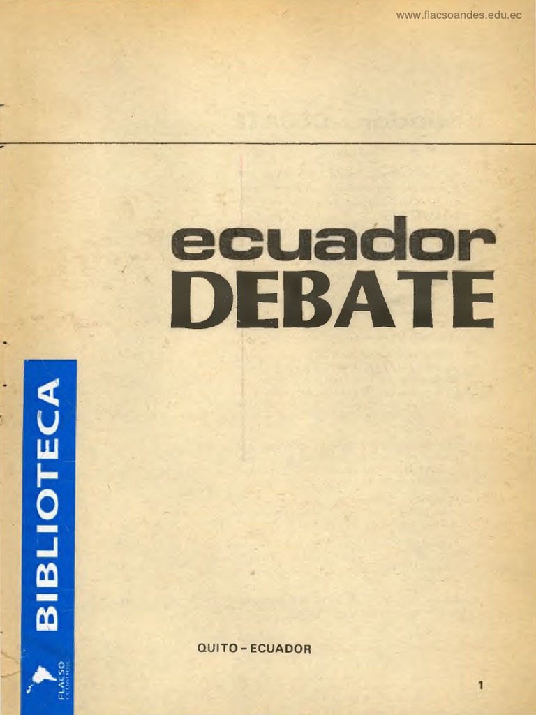 Ecuador 1968 1980 PDF Democracia Ideologías políticas