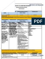 Plan. 2 Quimestre - 1er Parcial Biologia Tercero