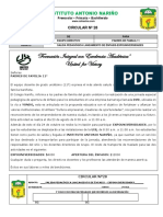 28 - Circular No.28 - SalidasPedagogicas .Grado 11