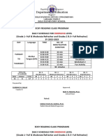 Bolo Es Class Program For Eosy Reading Program