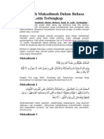 18 Contoh Mukadimah Dalam Bahasa Arab