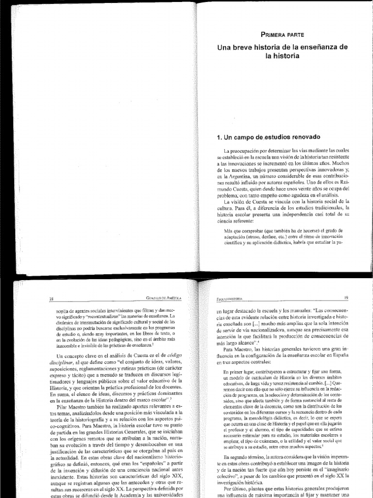 De Amézola 2008 Esquizohistoria. La Historia Que Se Enseña en La