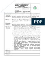 Sop Penyiapan Dan Labeling Sediaan Farmasi-Alat Kesehatan