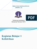 Modul 11 (Kelistrikan Dan Kemagnetan)