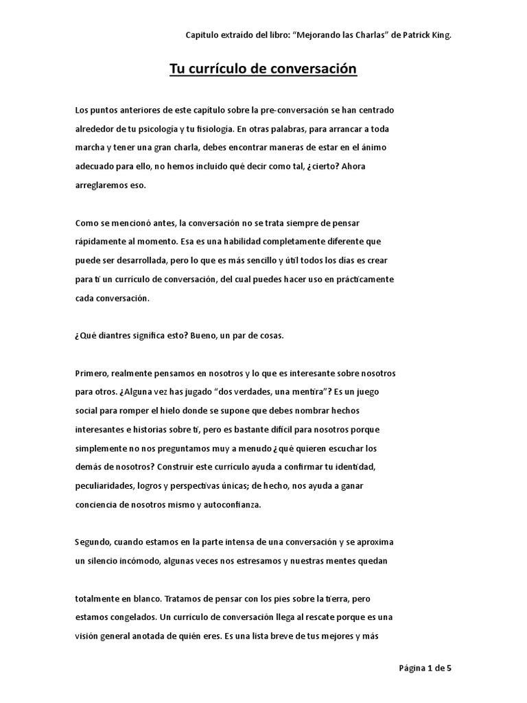 Curriculum conversacion pdf plan de estudios