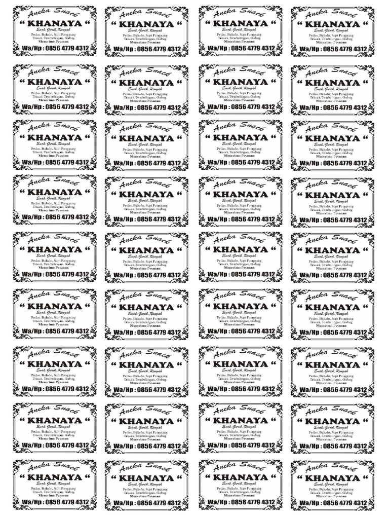 Aneka Snack Kinara | PDF