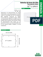 Baterías de Iones de Litio: para Proyectos Solares