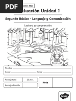 Prueba de Lenguaje Segundo Basico | PDF