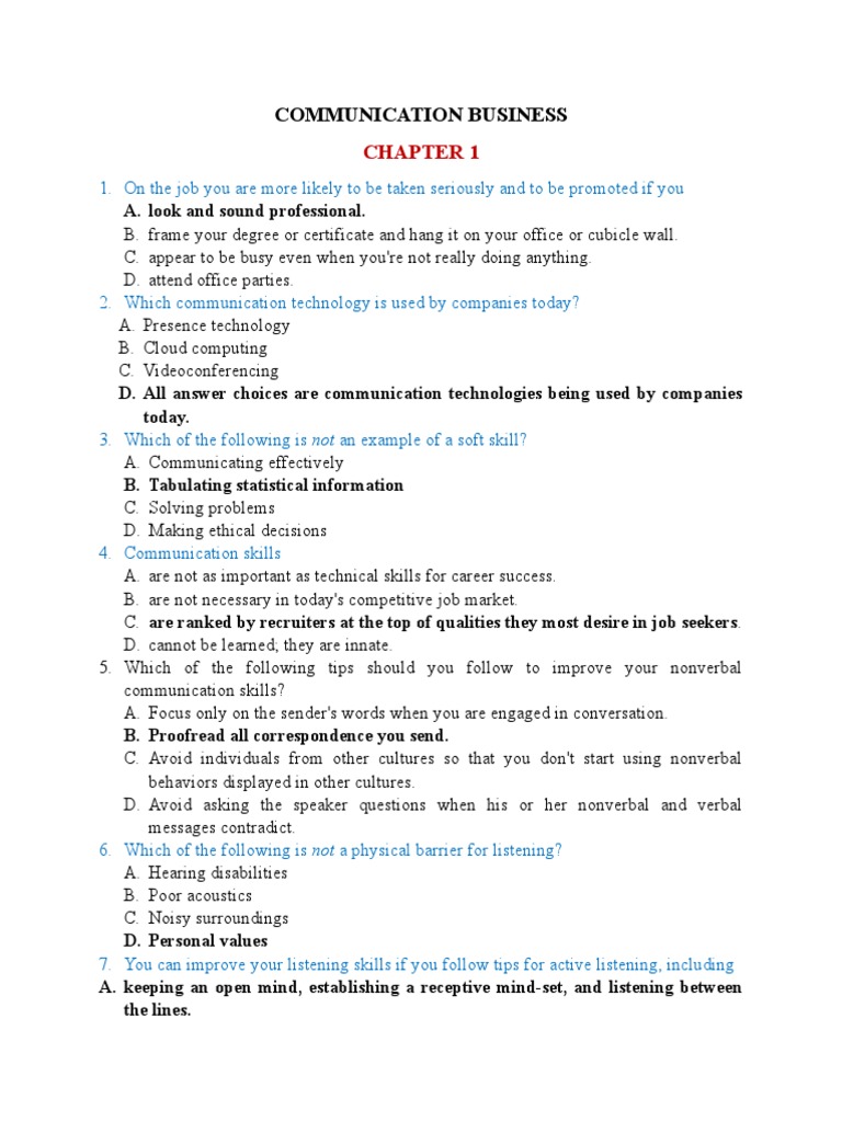 Effective Communication in Business | PDF