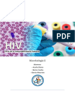 Microbiología II: (Virus de La Inmunodeficiencia Humana)