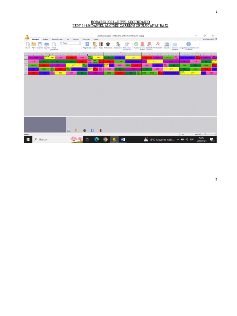 Horario Dac Maldonado