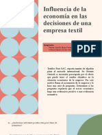 Foro 1 Economía - Influencia de La Economía en Las Decidiones de Una Empresa Textil