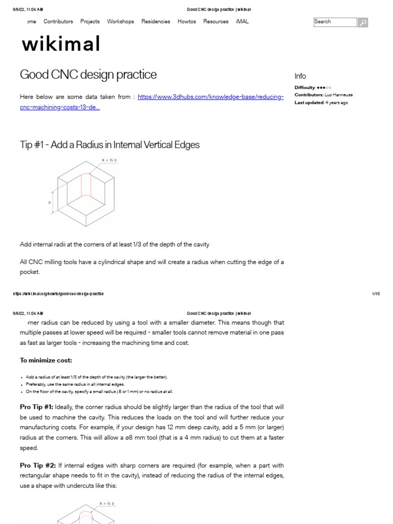 CNC Design Cost Reduction Tips | PDF | Machining | Engineering Tolerance