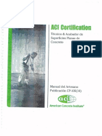 ACI Certification Técnico & Acabador de Superficies Planas de Concreto