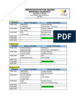 Horario Examenes Remediales