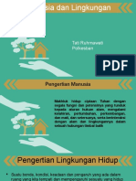 Manusia Dan Lingkungan-Pertemuan 8-9