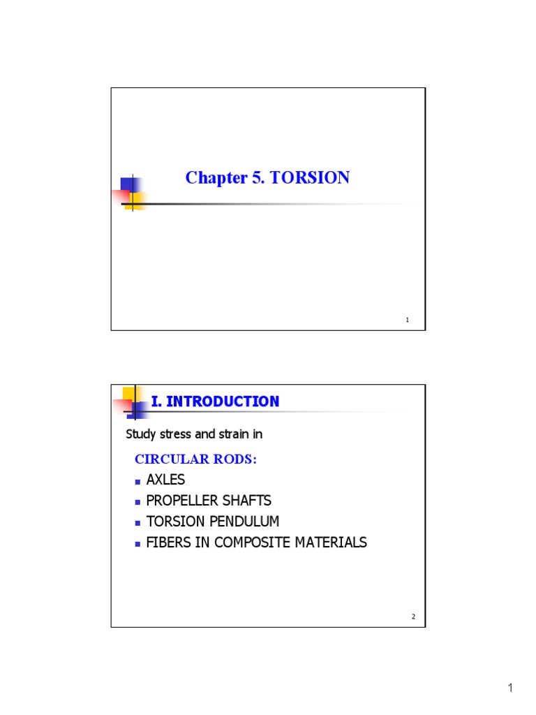 Torsion Notes and Exercises | PDF | Stress (Mechanics) | Shear Stress