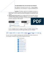 Instructivo para Diligenciamiento Del Acta de Inicio de Contrato