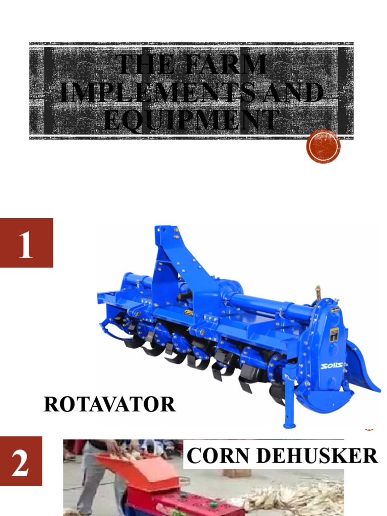 farm implements and equipment PDF