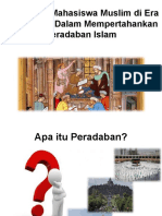 Tantangan Mahasiswa Muslim di Era Globalisasi Dlam Mempertahankan Peradaban Islam