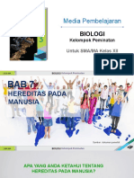 Biologi Klas XII BAB 7 Hereditas Pada Manusia