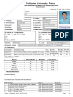 Patliputra University, Patna: Under-Graduate (UG) Admission Application Form 23G0003934