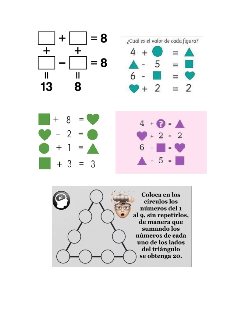 Acertijos Matemáticos | PDF