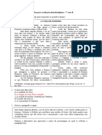 Questões para Avaliação Interdisciplinar 7º Ano (Língua Portuguesa)