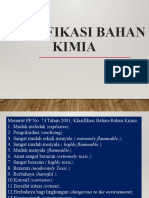 Klasifikasi Bahan Kimia