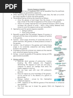 Genome Sequence Assembly