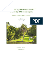 Quantitative Research of Melbourne's Parks