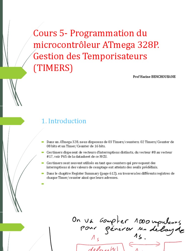 Timers du ATmega 328P : Gestion et Programmation | PDF ...