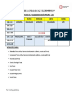 Plan de Estudios 2°