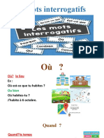 Les Mots Interrogatifs 2019