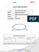 Om4 MM LC Upc To LC Upc 1m Duplex Fiber Optic Patch Cord Data Sheet 220002