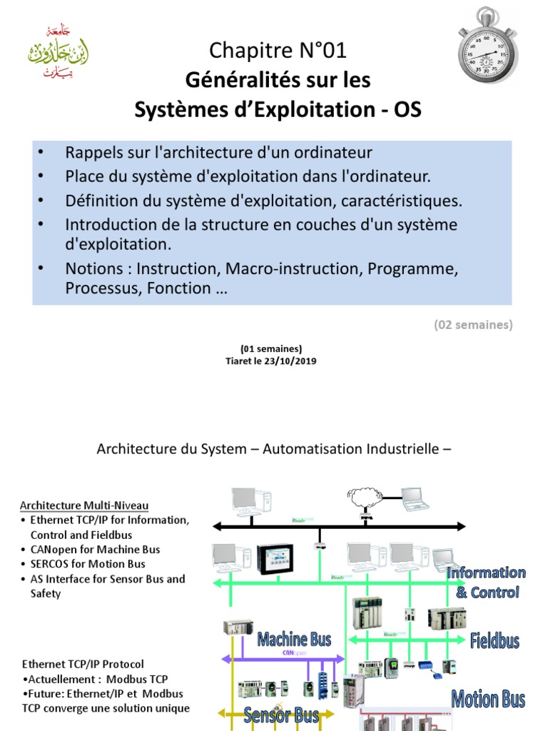 Composants d'un Système d'Exploitation | PDF | Système d'exploitation ...