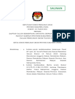 Salinan SK Dcs DPRD Provinsi Sumut