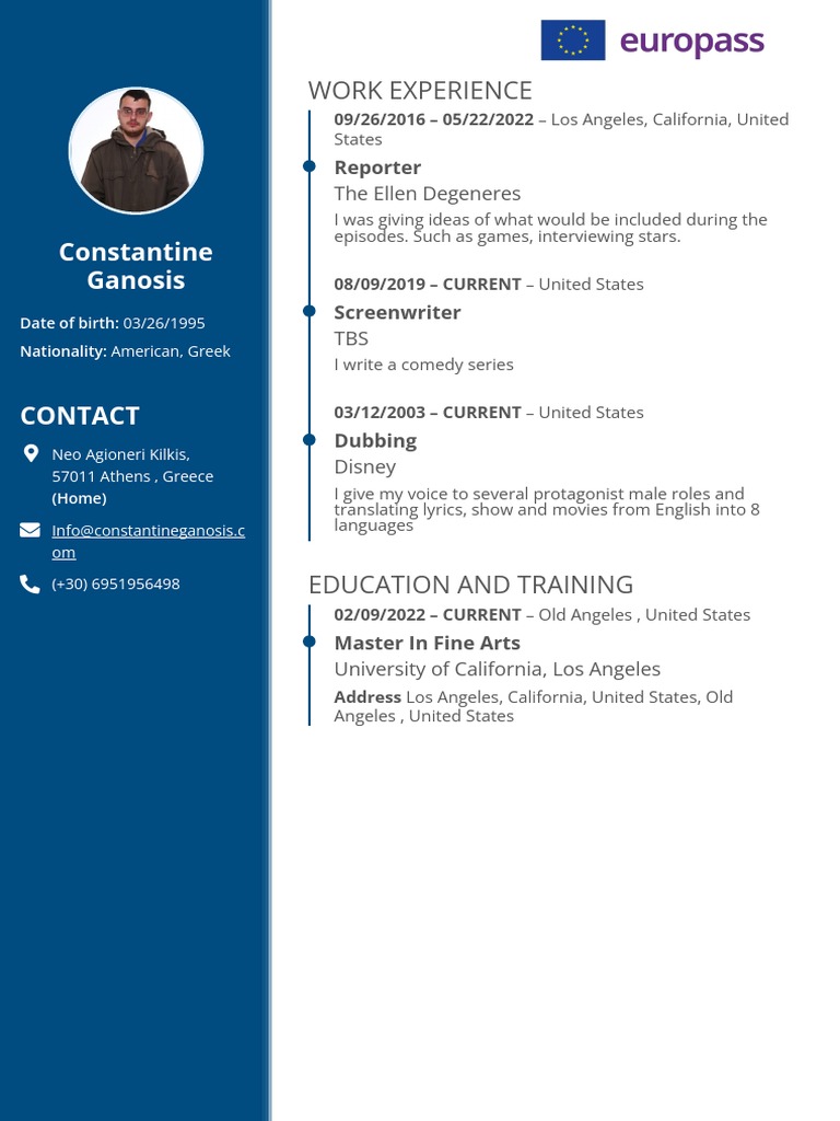 CV Constantine Ganosis PDF