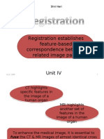 Registration Establishes Feature-Based Correspondence Between Related Image Pairs