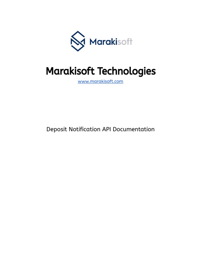 Marakisoft Order Service For Banks - API Documentation v1.0 | PDF