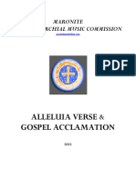 ALLELUIAVERSEAnd GOSPEL