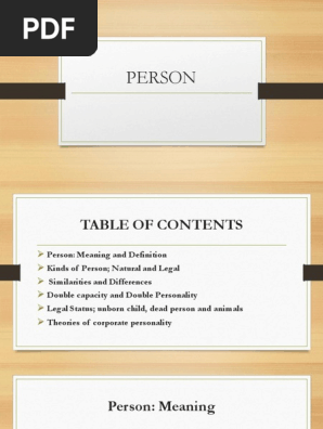 Person