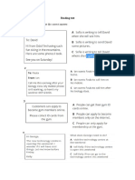 Reading Test - Level Test